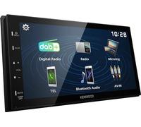 Kenwood Electronics DMX129DAB récepteur multimédia de voiture Noir 64 W Bluetoo