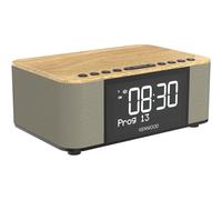 Kenwood Electronics CR-ST40DAB-M Horloge Numérique Beige, Noir, Bois