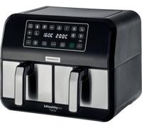 Kenwood Home Appliance HFM20.000MB Friteuse à air chaud 8 l 1700 W fonction minuteur, revêtement anti-adhésif noir,argent