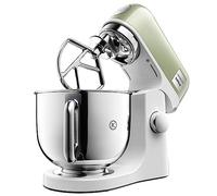 Kenwood kMix - Robot Pâtissier Multifonction avec Bol en Acier Inoxydable 5 L, Moteur 1000 W, Corps en Métal, Kit Pâtisserie 3 Accessoires et Couvercle anti-Éclaboussures, Vert (KMX760AGR)