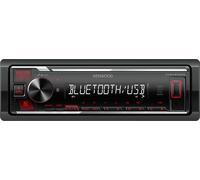 Kenwood KMM-BT209 Récepteur multimédia de voiture Noir 200 W Bluetooth