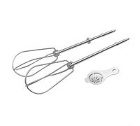 Kenwood Lot de 2 accessoires de rechange pour batteur en acier inoxydable pour batteur mélangeur et crochet à pâte (D*2)