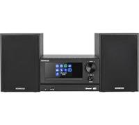 Kenwood M-7000S-B Microchaîne Noir avec Bluetooth, USB, CD et Radio Dab + FM