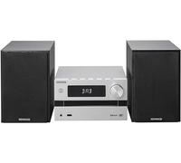 Kenwood M-720DAB, Système Micro HiFi avec lecteur CD, USB, FM RDS, DAB+ et Bluetooth, Noir et Argent, 2x25W