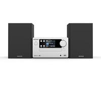 Kenwood M-725DAB-S - Micro chaîne Hi-FI avec Dab+, CD, USB, Bluetooth et écran TFT, Couleur Aluminium