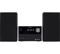 Micro-chaîne Hi-Fi Kenwood M420DAB noir avec haut-parleurs noirs DAB+ USB Bluetooth