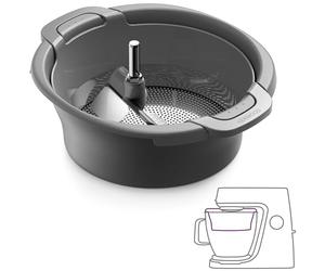 Kenwood Moulin à légumes électrique, Passoire à légumes en métal avec différentes grilles, capacité 500 g, lavable au lave-vaisselle, gris