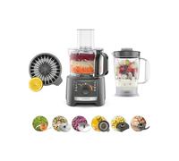 Kenwood Robot culinaire MultiPro Compact FDP31.360GY – 800W, bol 2.1L, 2 vitesses, gris