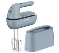 Kenwood Batteur électrique QuickMix Go HMP40.000GY – 350 W, fouet inox & crochet, sac intégré, bleu