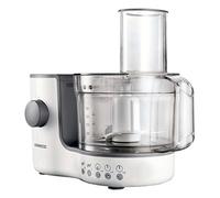 Kenwood Robot de cuisine compact, bol de 1,4 l, Mélangeur, émulsionneur, Lame de Hachage, Disque de Déchiquetage 400 W, FP120A, Blanc [Classe énergétique A]