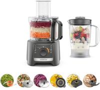 Kenwood Robot culinaire MultiPro Compact FDP31.360GY – 800W, bol 2.1L, 2 vitesses, gris
