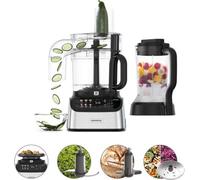 Kenwood Robot de cuisine MultiPro OneTouch FDM73.480SS 1000 W 3 L Noir inoxydable balances intégrées