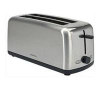 Kenwood Scene TTM470 - Grille-pain - 4 tranche - 2 Emplacements - inox satiné/gris Inox satiné/gris G