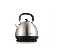 Kenwood SKM110 Bouilloire électrique sans fil, boîtier en acier inoxydable, capacité de remplissage 1,6 l, 2200 watts, socle 360°, protection contre le fonctionnement à sec, filtre anticalcaire, arrê