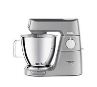 Kenwood Titanium Chef Baker XL KVL85.004SI, Robot Cuisine avec Balance Intégrée, K-Fouet, Duo Bol, Robot Pâtissier avec Crochet de Pétrissage, Fouet et Bol 7L, 1200W, Argent