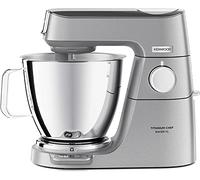 Kenwood Titanium Chef Baker XL - Robot Pâtissier 1200W Bols 7L + 5L Argent | Balance Intégrée, Tête LightLift, Robot Culinaire, Blender, Bols Inox, Batteur K, Crochet Pétrisseur, Fouet, KVL85.424SI