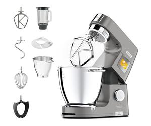 Kenwood Titanium Chef Patissier XL - Robot Pâtissier 1400W 7L Bol Chauffant
