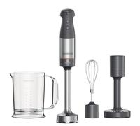 Kenwood HBM60.007GY, Mixeur Plongeant avec accessoires fouet en métal, bécher avec bec verseur, presse-purée métallique, 2 vitesses, 1000W, système Triblade, Tige XL, poignée SureGrip