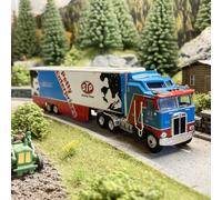 Kenworth K 100 Aérodyne, remorque "STP Petty enterprises" 1976 - Brekina 85736 -