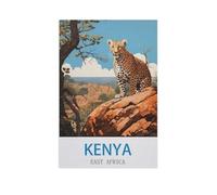 Kenya, Afrique de l'est,Puzzles 1000 Pièces Puzzles pour Adultes, Jeux Intellectuels Éducatifs Décoration De La Maison Soulagement du Stress Ensembles De Jouets pour La Famille(50x70cm)-GE66