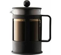BODUM 1784-01 KENYA Cafetière à piston, 4 tasses, 0.5 l, Noir