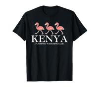 Kenya Flamingo Watcher Club Bird Lover Ornithologist T-Shirt