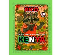 Kenya - Målarbok för barn (5-10 år) | Ricos Resor - Afrika Vol. 5