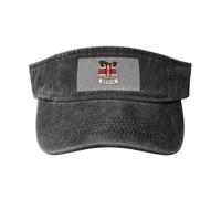 Kenya National Print Outdoor Activities Washed Baseball Cap Vintage Classic Fashion Hat for Sports