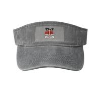 Kenya National Print Outdoor Activities Washed Baseball Cap Vintage Classic Fashion Hat for Sports, Gris, taille unique