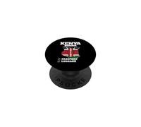 Kenya Voyage Pays Bound Drapeau Kenya Vacances Voyage PopSockets PopGrip Adhésif
