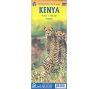 Kenya waterproof Echelle 1:950 000 - Collectif - Itm Publishing - broché - Atlas / carte