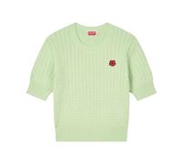 Kenzo - Boke Flower Short Sleeve Top - Femme - Pulls - Vert - Taille: 40 FR