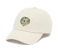 Kenzo - Boke Heart Embroidered Cotton Cap - Homme - Accessoires - Blanc - Taille: ONE Size