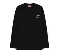 Kenzo - Boke Heart Relax T-shirt à manches longues - Homme - Tops - Noir - Taille: M