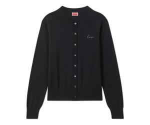 Kenzo - Cardigan Boutonné Col Rond - Femme - Pulls - Noir - Taille: 38 FR