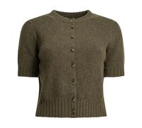 Kenzo - Cardigan Boutonné Manches Courtes - Femme - Pulls - Vert - Taille: 40 FR