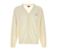Kenzo - Cardigan Double K - Homme - Pulls - Jaune - Taille: XL