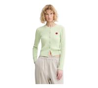 Kenzo - Cardigan en maille torsadée Boke Flower - Femme - Pulls - Noir - Taille: 38 FR
