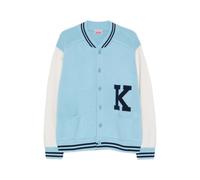 Kenzo - Cardigan Varsity - Homme - Pulls - Bleu - Taille: XL