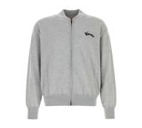Kenzo - Cardigan zamek z motywem Wieży Eiffla - Homme - Pulls - Gris - Taille: XL