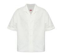 Kenzo - Chemise à Manches Courtes - Homme - Chemises - Beige - Taille: XL