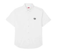 Kenzo - Chemise à Manches Courtes Wild Tiger - Homme - Chemises - Blanc - Taille: 2XL