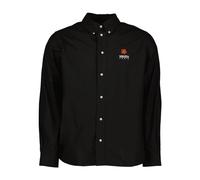 Kenzo - Chemise Classique à Manches Longues Boke Flower - Homme - Chemises - Noir - Taille: L