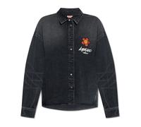 Kenzo - Chemise en jean - Femme - Blouses et Chemises - Gris - Taille: 36 FR