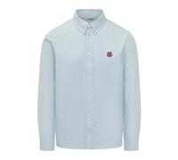 Kenzo - Chemise Fleur Boke - Homme - Chemises - Bleu - Taille: 2XL