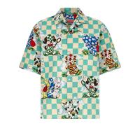 Kenzo - Chemise hawaïenne à manches courtes avec motif de dessin animé - Homme - Chemises - Multicolore - Taille: S