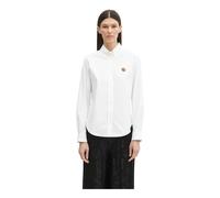 Kenzo - Chemise Pop Brodée - Femme - Blouses et Chemises - Blanc - Taille: 36 FR
