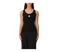 Kenzo - Débardeur en maille côtelée - Femme - Tops - Noir - Taille: 40 FR