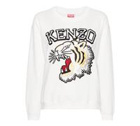 Kenzo - Jungle Varsity SweaT-shirt Sweat à capuche - Femme - Sweatshirts et sweats à capuche - Blanc - Taille: 38 FR