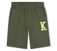 Kenzo Kids - Bermuda En Molleton - Vert Kaki - Garçon - 8 Ans